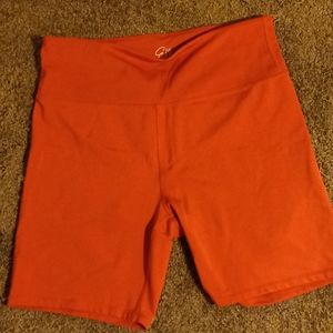 Orange Ellie biker shorts size XL
